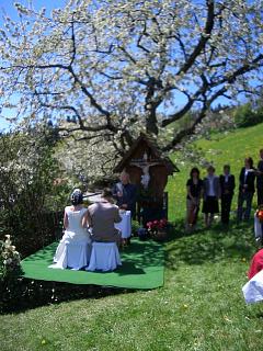 Foto von der Hochzeit